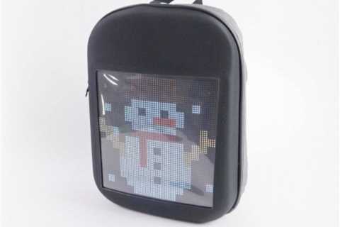 LED Backpacks shine with its 64 x 64 full-color bitmap screen. Auto Merch Mart