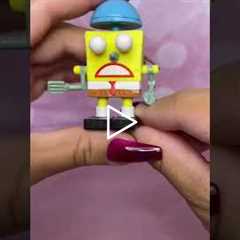 SpongeBob Mini Figures 🧽 #spongebob #spongebobsquarepants #unboxing #toys #figures #toyreview
