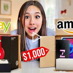 UNBOXING EXPENSIVE AMAZON MYSTERY BOX!!!