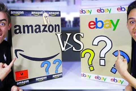 AMAZON MYSTERY BOX VS EBAY MYSTERY BOX! (OMG XBOX SERIES X!?) EPIC CHALLENGE - GIVEAWAY