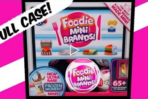 *GIVEAWAY* UNBOXING FULL CASE FOODIE MINI BRANDS!