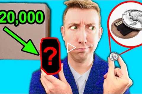 SPY GADGETS in REAL LIFE - $20,000 EBAY MYSTERY BOX Challenge Unboxing Haul!