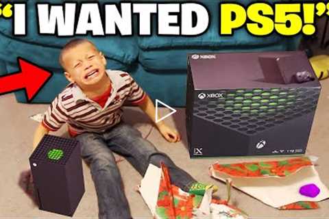 he Gets WRONG CONSOLE for Christmas..