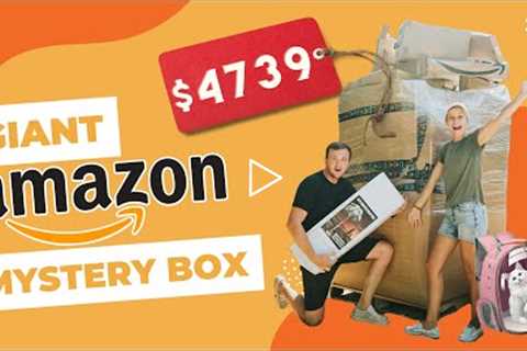 We Bought A GIANT MYSTERY BOX Of Amazon Returns - Pallet Unboxing