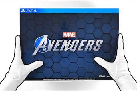 Unboxing MARVEL'S AVENGERS Earth's Mightiest Edition [PS4]