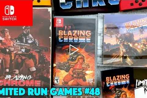 UNBOXING! Blazing Chrome VHS Edition Nintendo Switch Limited Run Games #48