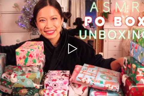 ASMR 📦 2 HRS: HUUUGE P.O.Box Unboxing/ Unloading/ Unwrapping/ Show & Tell/ Kitty Cameo