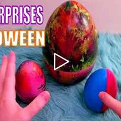 Egg Surprises ASMR - Halloween Egg Surprises - ASMR No Talking Video - An Oddly Satisfying Video