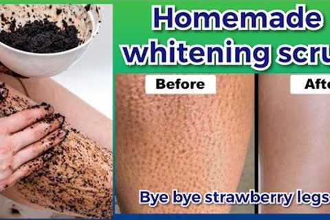 best homemade scrub ♥️ | DIY scrub | skin care | no more strawberry legs