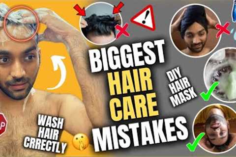 7 HAIRCARE Mistakes You Must STOP Immediately | HAIR CARE HACKS FOR BOYS | DIY HAIR MASK | ANKIT TV