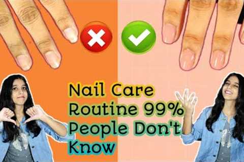 Healthy Natural Nail Care Routine | In Hindi | Let''s Nailedit |