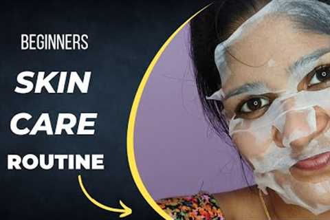 BEGINNERS SKIN CARE ROUTINE/ ANEESHA DEV #skincare #care #youtuber#subscribe