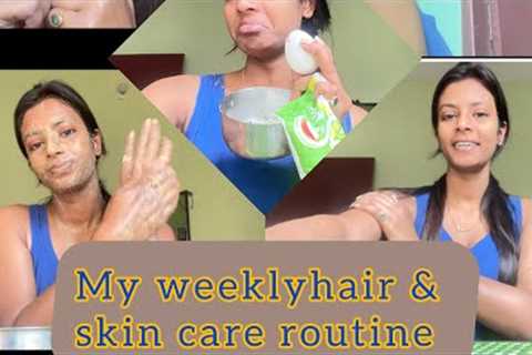 Weekly hair and skin care routine #skincare #haircare #weeklyroutine #vlog #subscribe