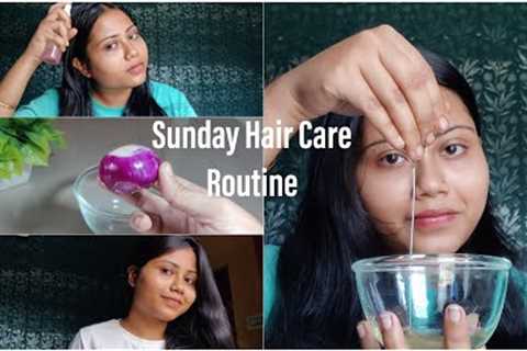 My Sunday Haircare Routine|Hair Care hacks for long hair