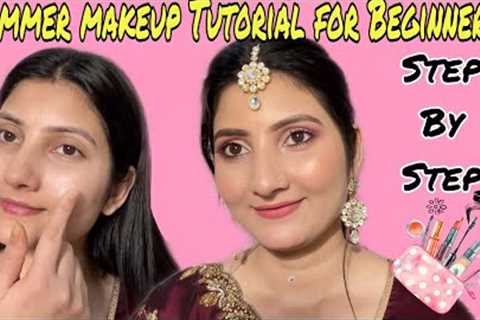 Summer Party Makeup For Beginners || Step by Step Summer Makeup Guide || Your Beauty Solutions||