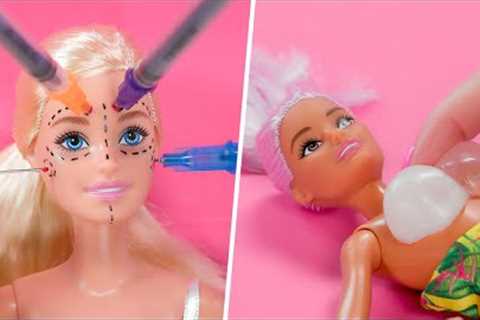 5 PLASTIC SURGERY DIY HACKS FOR BARBIE