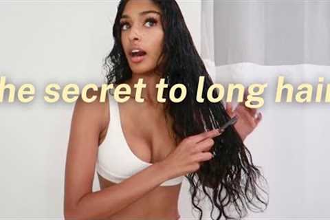 INDIAN HAIR GROWTH SECRETS / my weekly Ayurvedic routine for long, healthy, shiny hair FAST🪴🤎