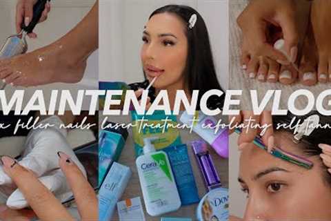 BEAUTY MAINTENANCE ROUTINE | self care, nails, botox, lip filler, laser treatment, skin & body..