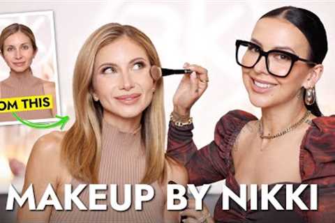 NIKKI LA ROSE Does My Makeup Using Her New Brushes!