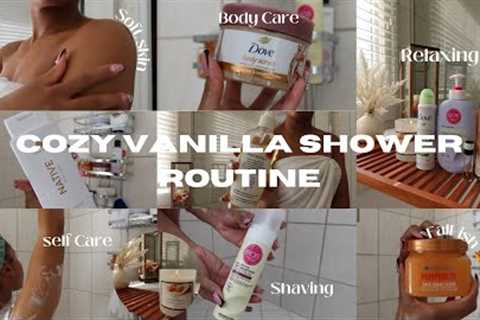 Cozy Vanilla Shower Routine 2023| Body care, feminine care, hygiene tips￼ + more!🤎✨