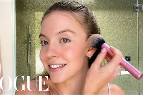 Euphoria''s Sydney Sweeney’s Guide to Sensitive Skin Care and Soft Glam | Beauty Secrets | Vogue
