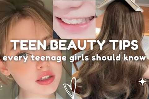 beauty tips every teenage school girl should know ✨ guide to skincare + haircare💗