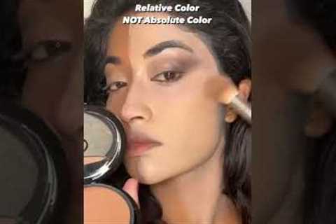Color theory in makeup is super important!! #makeup#colortheory#makeuptutorial#brownskinmakeup