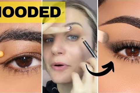 How To: Hollywood Artist''s SECRET to Smudged Makeup on HOODED Eyes!!