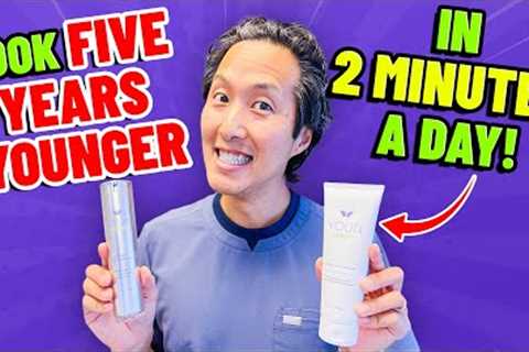 Plastic Surgeon Reveals 2 Minutes 5 Years Younger Skin Care Routine!