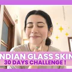 Indian Glass Skin Ritual | Glass Skin In 30 Days | 10 Easy Steps at Home #skincare #glassskin