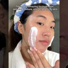 Asian beauty routine using RICE?!!🍚😱🤩 #beauty #skincare #skincaretips #kbeauty #korean