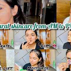 Natural skincare routine from morning to night🌞✨/ naturally glowing skin, face care🫧🫶/ de tan,..