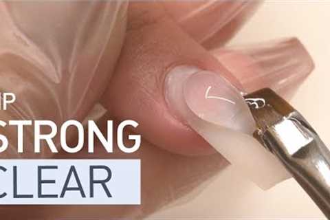 STRONG CLEAR. Nail extension on TIP