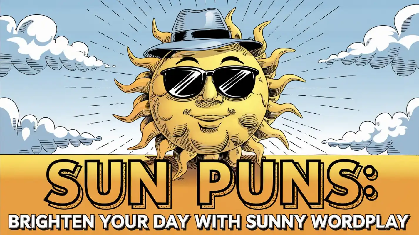 Best Sun Puns – Funny, Clever Wordplay to Brighten Your Day - Crack Up Puns